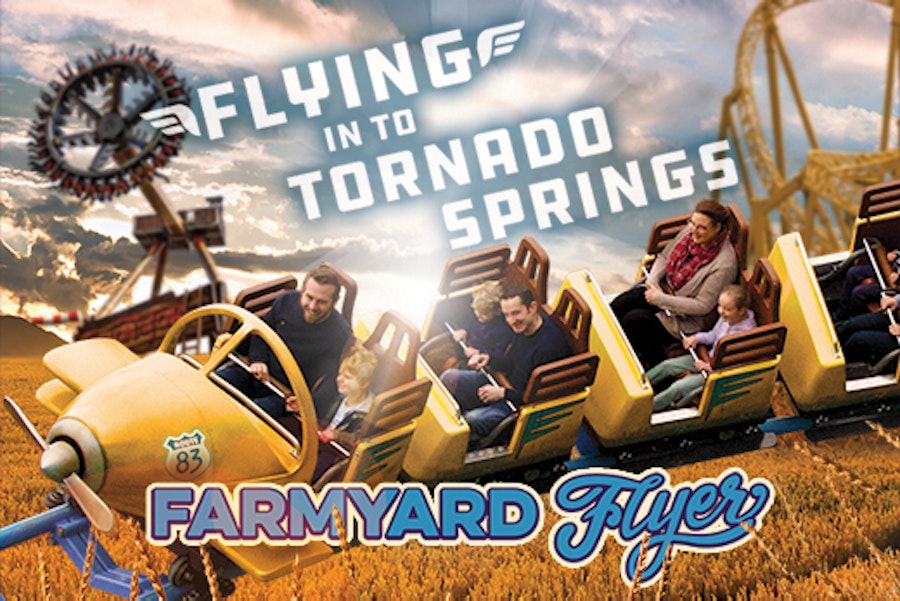 Farmyard Flyer ride at Paultons Park