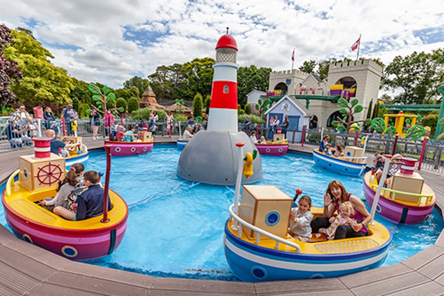 Water Kingdom Splash Play area at Paultons Park