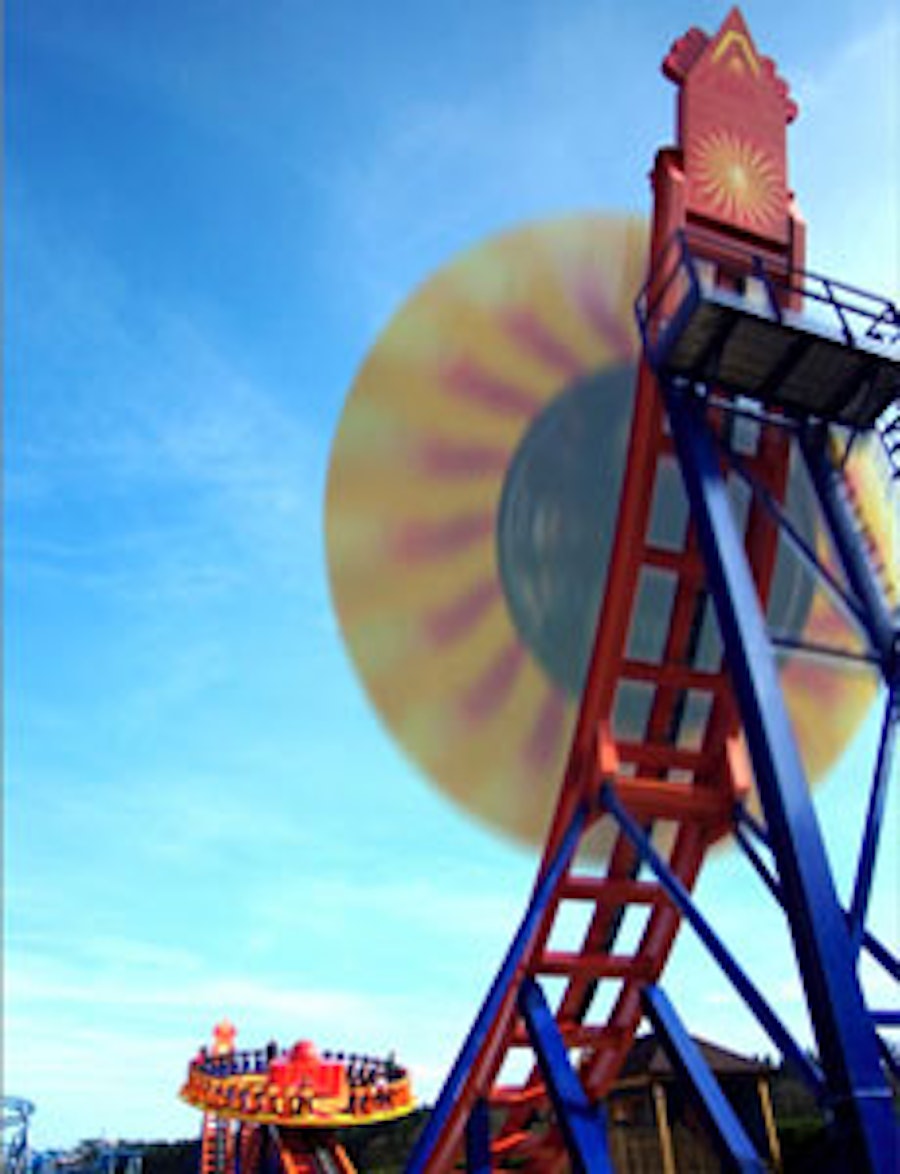 Paultons Park roller coaster