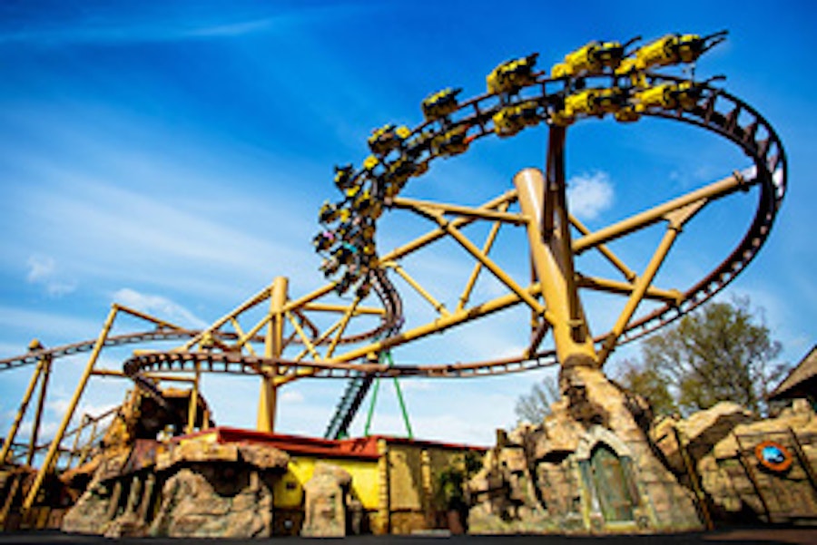 Flight of the Pterosaur ride in Lost Kingdom at Paultons Park