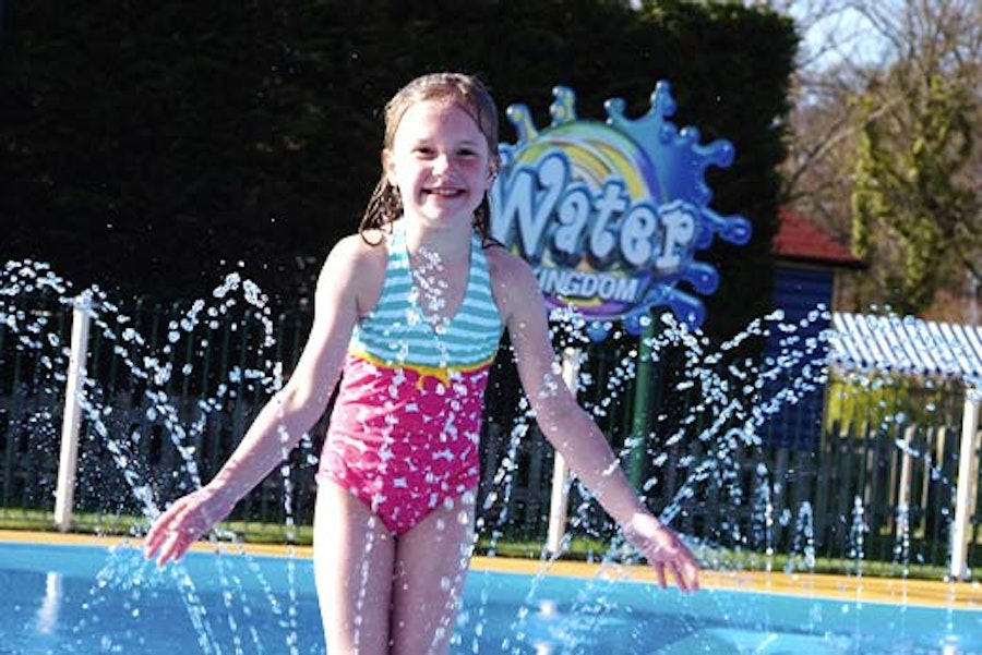 Water Kingdom Splash Play area at Paultons Park