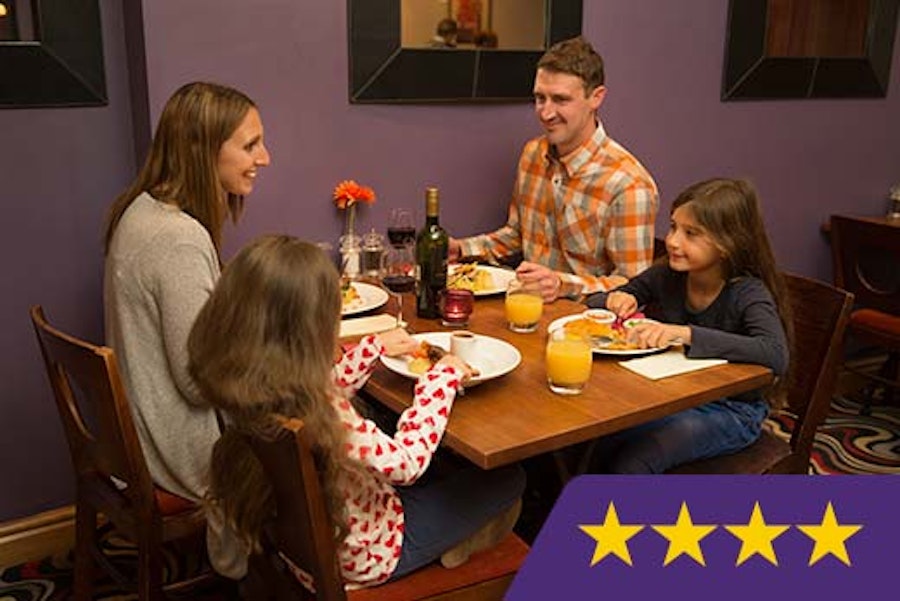 Leonardo Hotel Southampton family dinner