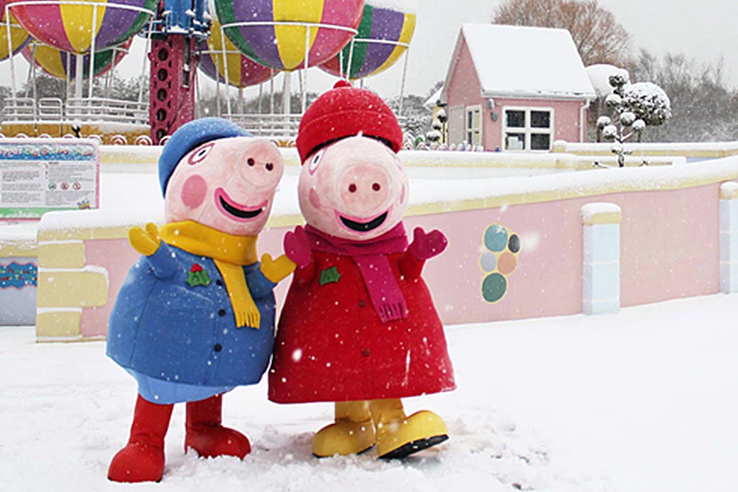 Peppa Pig World at Christmas