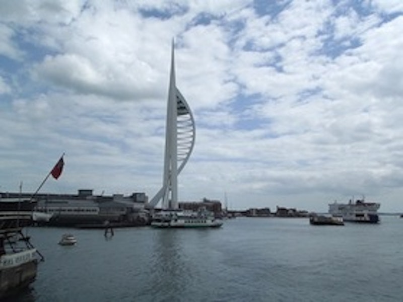 Spinnaker Tower and local attractions near Paultons Park