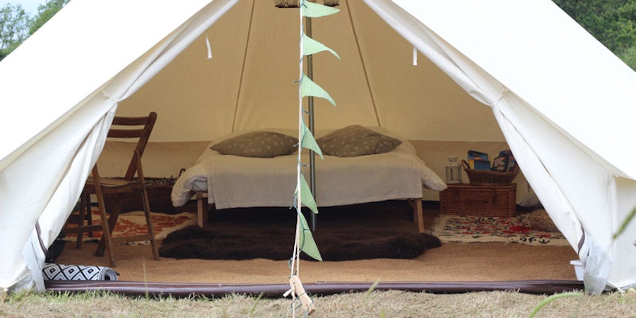 Meadow View Bell Tents - room
