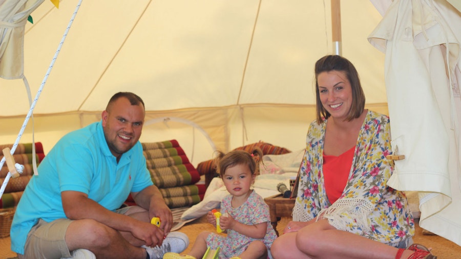 Meadow View Bell Tents - family
