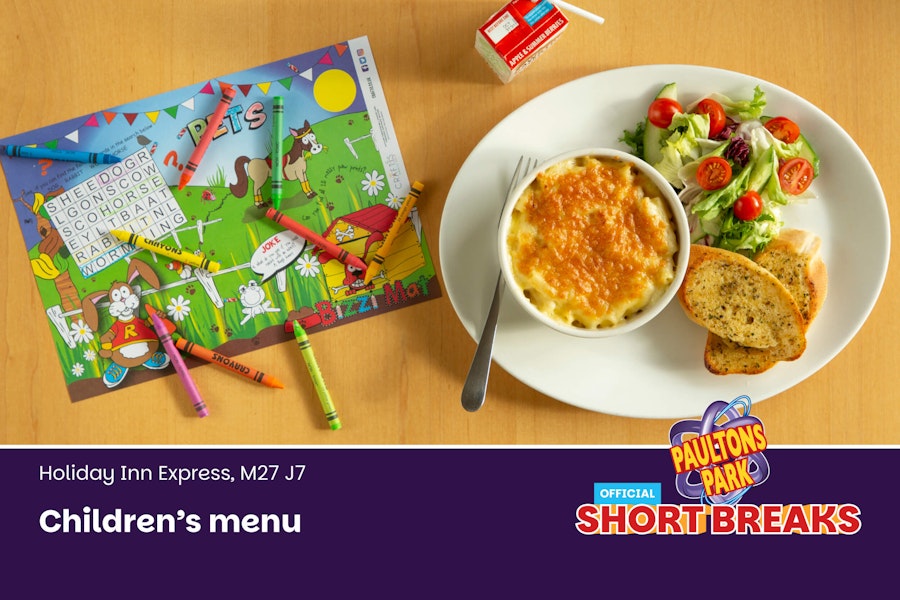 Holiday Inn Express M27 J7 - children's menu available