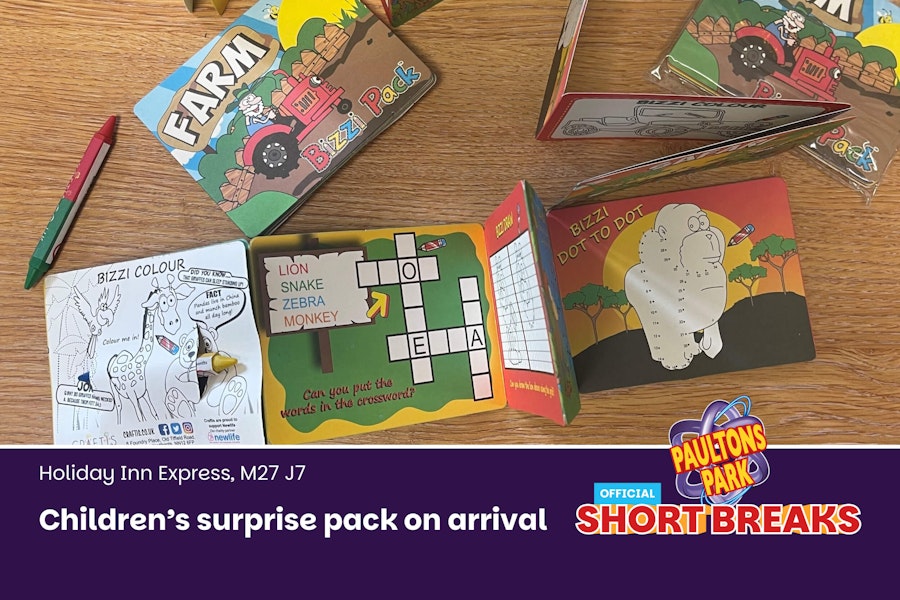 Holiday Inn Express M27 J7 -  children's surprise pack on arrival