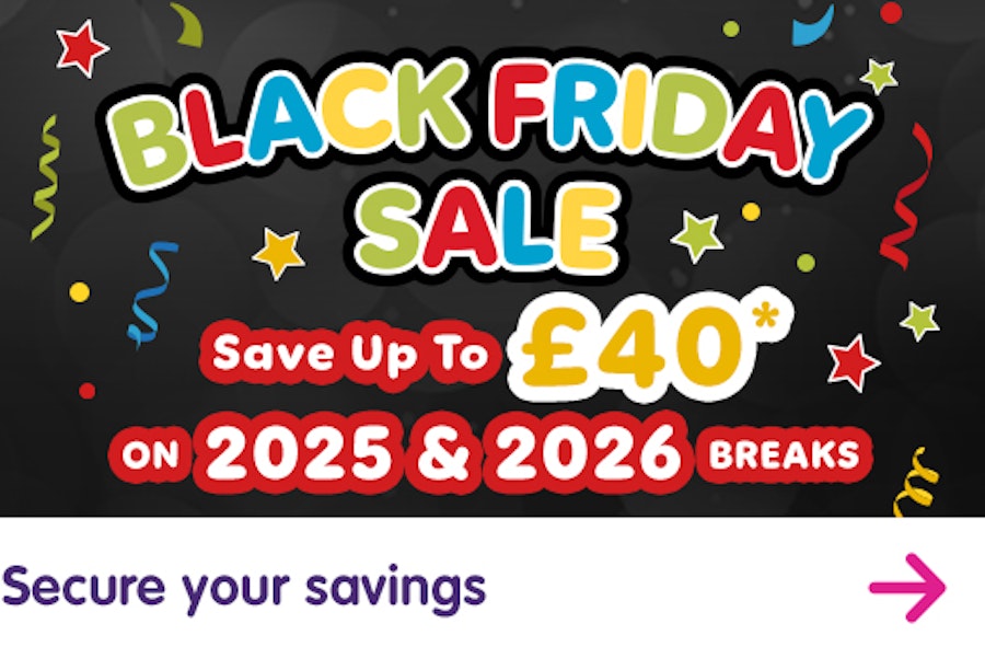 Black Friday Sale promotion for Paultons Parks Breaks