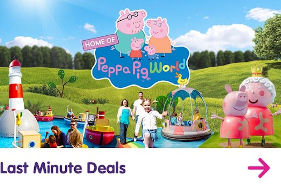 Last Minute Deals to Peppa Pig World