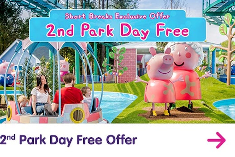 2nd Park Day FREE at Paultons Park and Peppa Pig World
